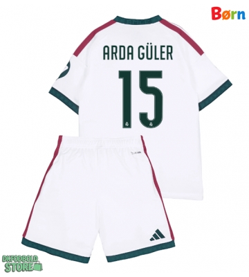 Real Madrid Arda Guler #15 Replika Babytøj Hjemmebanesæt Børn 2026-27 Kortærmet (+ Korte bukser)